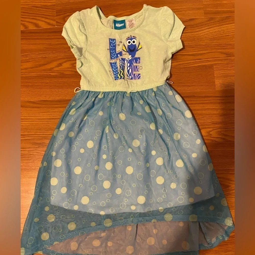 Disney Finding Dory Dress XS (4-5) (GF)